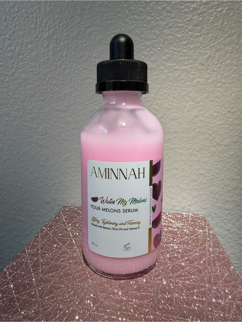 AMINNAH Pink Water My Melons Serum - Hydrating Women's Skincare